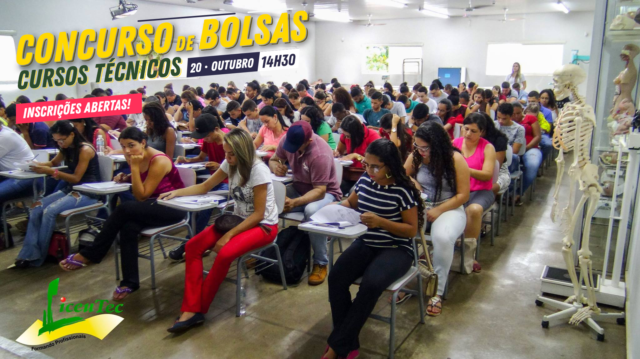 Read more about the article Concurso de bolsas oferecerá 12 bolsas de 100% e 28 bolsas de 50%