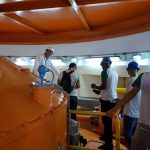 Alunos visitam Usina Hidrelétrica Marimbondo, visita técnica, Turbina - LiceuTec