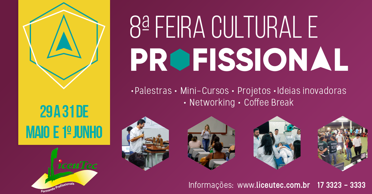 Leia mais sobre o artigo 8ª Feira Cultural e Profissional